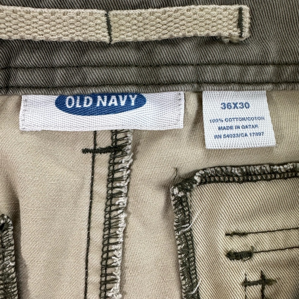 Oldβ Navy Menβs Cargo Convertible Pants Khaki Beige 36x30 Zip-Off Hiking Outdoor - Picture 6 of 14